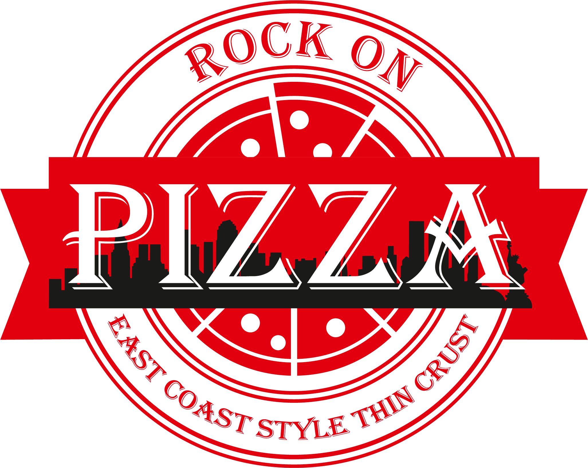 Pizza on the rock